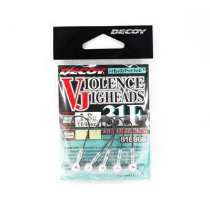 Decoy VJ31F Violence Round Ball Shape Fishing Jighead 1/16oz 1