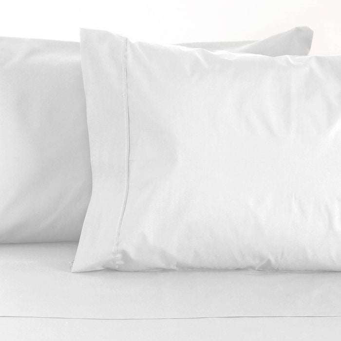Jenny Mclean Porto Sheet Set 100% Cotton Double 400TC - White
