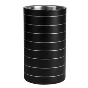 Stainless Steel Wine Cooler Insulated - Black