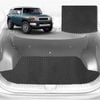 6D Diamond Car Boot Mat for Toyota FJ Cruiser 2010-2017-Cargo Mat-Black-Outback GT