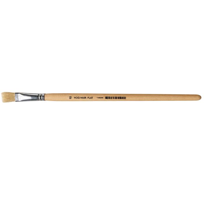Practa Size 10 Hog Hair Paint Brush Flat