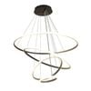 Eli & Co. Lighting Lucina 4-Ring LED Pendant Light 3CCT – Black