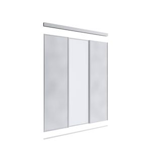 Lugna 2100 x 1800mm 2 Mirror 1 Melamine 3 Door Combo Package