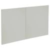 Kaboodle 1000mm White Pepper Modern Fridge Cabinet Doors - 2 Pack