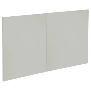 Kaboodle 1000mm White Pepper Modern Fridge Cabinet Doors - 2 Pack