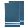 2PK Ladelle Terry Cotton 45x70cm Kitchen Towel Cleaning Dish Drying Cloth Blue