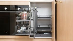 Make use of tricky corners and tall spaces