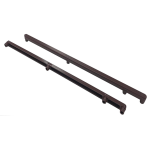 Hafele 300mm Brown Plastic Drawer Runner - Pair  