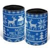 AFL Christmas Stubby Cooler - North Melbourne Kangaroos - Rubber Base - XMAS