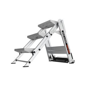 Little Giant 150kg Aluminium Safety Step 3 without Bar Single Side Stepladder