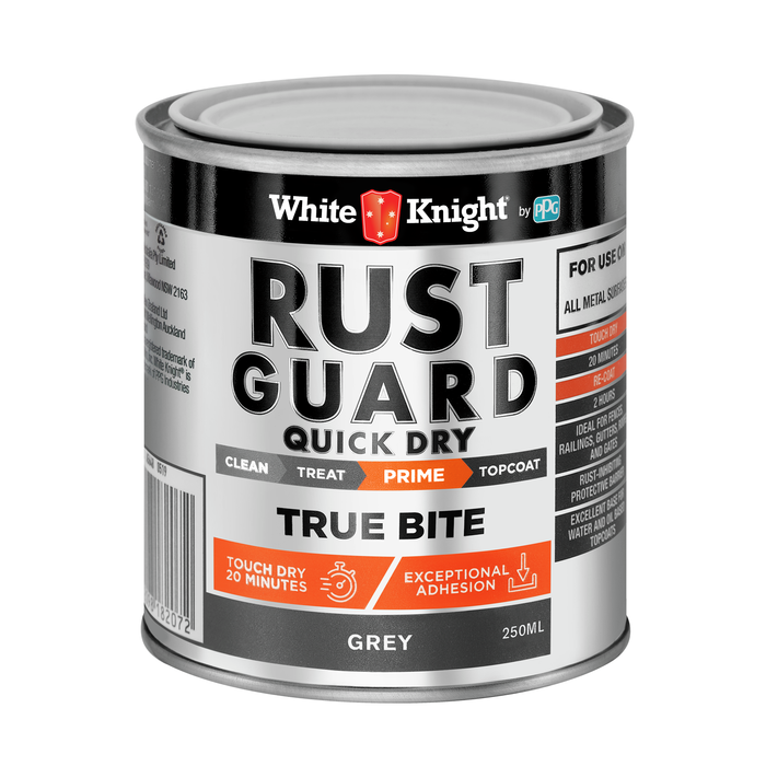 White Knight 250ml Grey Rust Guard Quick Dry True Bite Primer