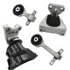 Machter Autoparts 4 Pcs Engine Mount Left+Right+Upper+Lower Fit For Honda Civic FD 1.8L 4Cyl R18A1 Engine 02/2006-01/2012