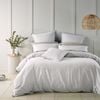 Bianca Wellington White Linen Cotton Quilt Cover Set SUPER KING