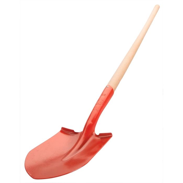 Atlas Trade Plumbers Timber Long Handle Trenching Shovel