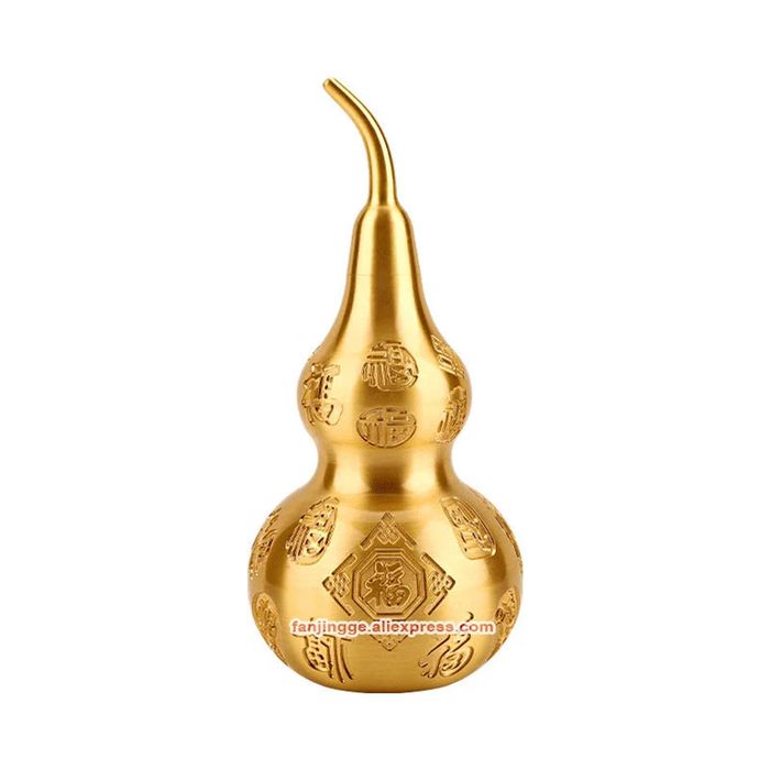 Lifebay Feng Shui Copper Gourd Sculpture: Prosperity in Style