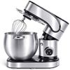 YOPOWER 12L Electric Food Mixer, 2000W Stand Mixer with LED Control, Silver