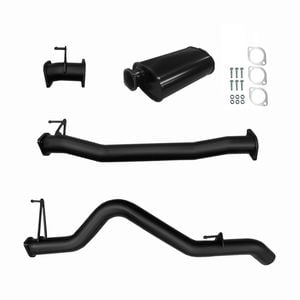 Ignite Exhausts Dpf Back For Holden Rg Colorado 2.8l 3" With Muffler Black Aluminised Steel
