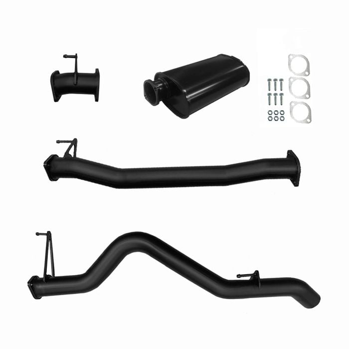 Ignite Exhausts Dpf Back For Holden Rg Colorado 2.8l 3" With Muffler Black Aluminised Steel