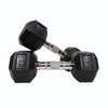 Morgan Rubber Hex Dumbbells - Pair [6kg]