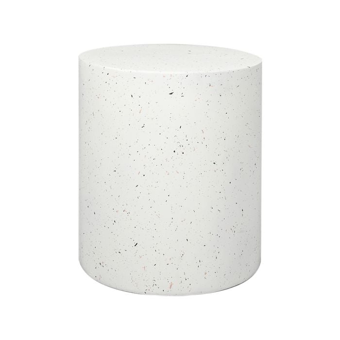 Levede Round Terrazzo Side Table Magnesium Cement