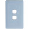 HPM 2 Gang Cheekyboy Linea Cover Plate