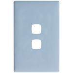 HPM 2 Gang Cheekyboy Linea Cover Plate
