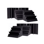 iDeer Life [24PCE] Acoustic Panel Low Frequency Corner, Noise Reduction - Black