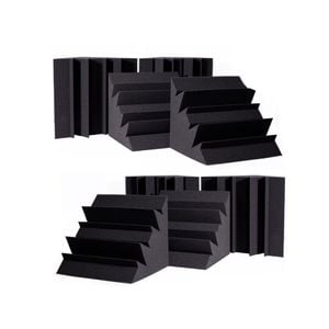 iDeer Life [24PCE] Acoustic Panel Low Frequency Corner, Noise Reduction - Black