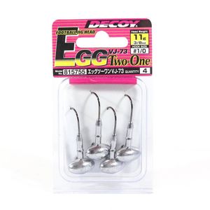 Decoy VJ73 Egg TwoOne Heavy Duty Football Shape Fishing Jighead 3/8oz 1/0