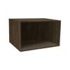 Kaboodle 300-399mmWalnut Customisable Deep Open Slimline Shelf