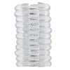 Barelli Clear Locking Plastic Shower Curtain Rings - 12 Pack