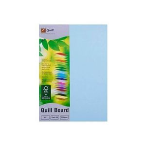 Quill Cardboard A4 (50pk) (Powder Blue)