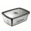 FOHOA 1.6L Removable Stainless Steel Inner Tray for Cordless Electric Lunch Box