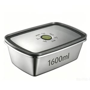 FOHOA 1.6L Removable Stainless Steel Inner Tray for Cordless Electric Lunch Box