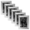 6x Unigift Noosa 13x18cm MDF/Glass Picture/Photo Frame Wall Hanging Display SLV