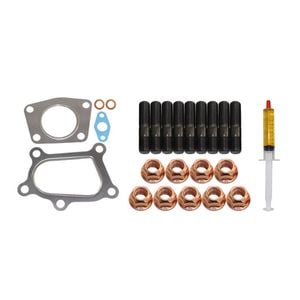 Turbo Charger Installation Stud, Gasket & Lubricant Kit For Mazda 3 2.3l Petrol