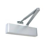 Zanda 55mm Silver Slimline Closer Cover & Flat Bar Armset Door Closer