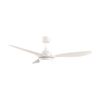 FanForce Revo Smart DC Ceiling Fan W/ LED Light & Remote 48in White/White