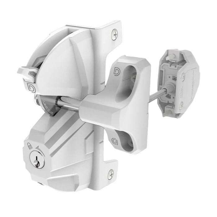D&D Technologies White Deluxe LokkLatch