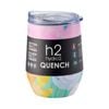 H2 Hydro2 H2 Quench Wine Tumbler 350ml - Paint Floral