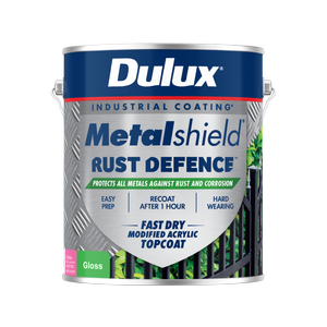 Dulux 4L Extra Bright Base Gloss Metalshield Rust Defence