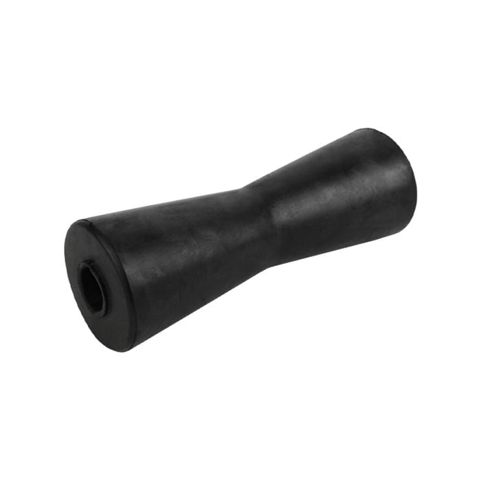 Sunrise Rubber Roller Concave Roller 8" 21mm Bore Black - Brr215