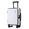 Wanderlite 20" Luggage Suitcase Front Pocket Travel Carry On Dual Tsa White