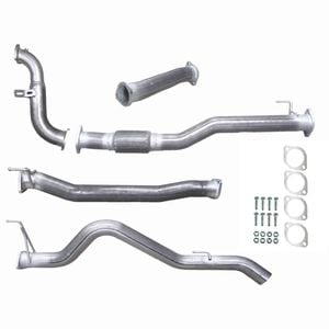 Ignite Exhausts Turbo Back For Holden Rg Colorado 2.8l 3" No Cat With Pipe Raw Aluminised Steel