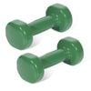 2pk Vinyl Dipped Weighted Dumbbell 5kg Home Gym Workout Set