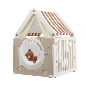 Keezi Kids Play Tent Playhouse Castle with Floor Mat 85CMX113CM