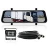 Elinz K Series 9.6" Full Screen Display Clip-on Mirror Monitor Heavy Duty Ahd 1080p Reversing Camera 10m Cable