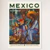 Galrie Vibrant Mexico Xochimilco Vintage Travel Poster Unique Art Print for Collectors, White Frame, A4 21 x 30cm (8 x 12inch)