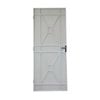 2032 x 813mm Barrier Door Steel Frame Metric Sutton White