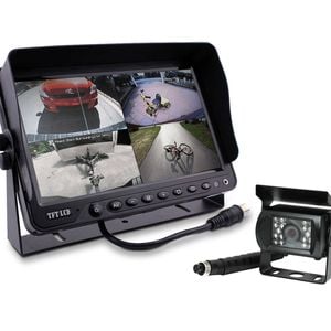 Elinz 9" DVR Monitor 4CH Realtime with 1 Camera Package